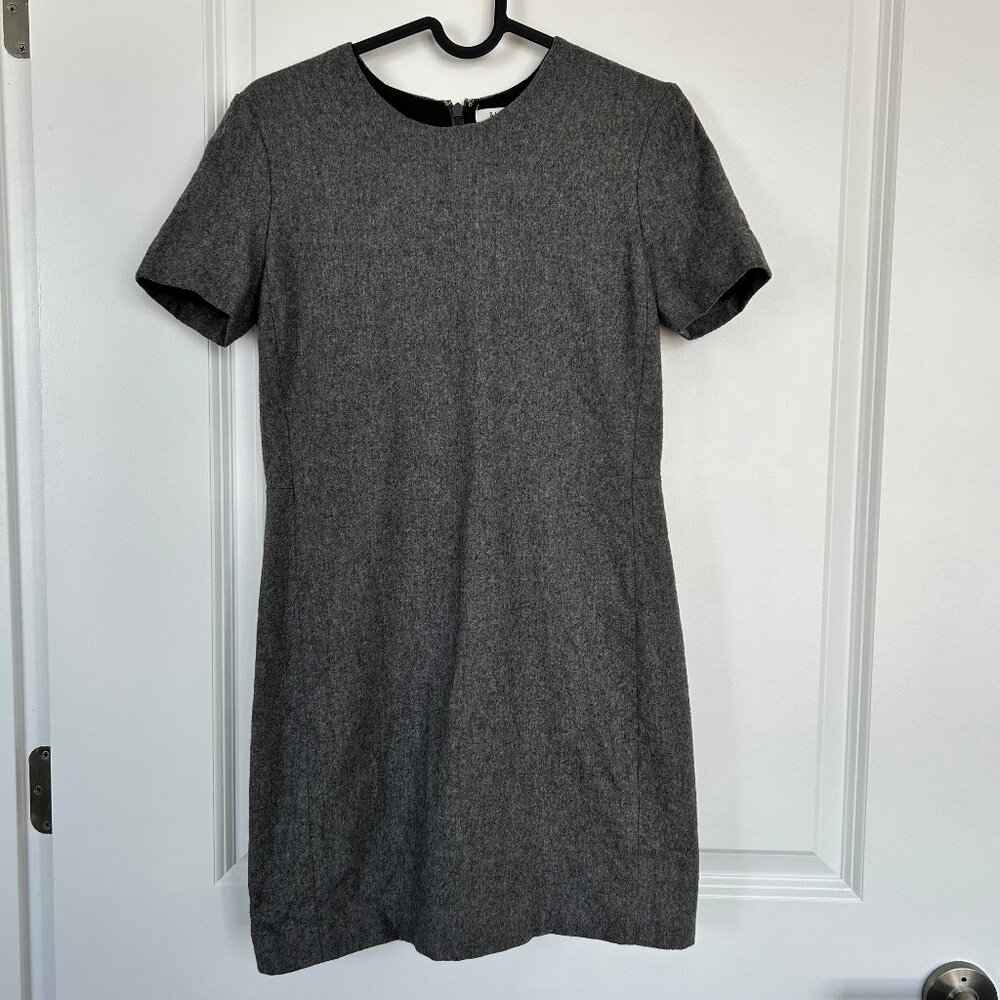 Aritzia Wool Short Sleeve Dress